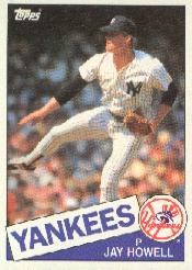 1985 Topps Baseball Cards      559     Jay Howell